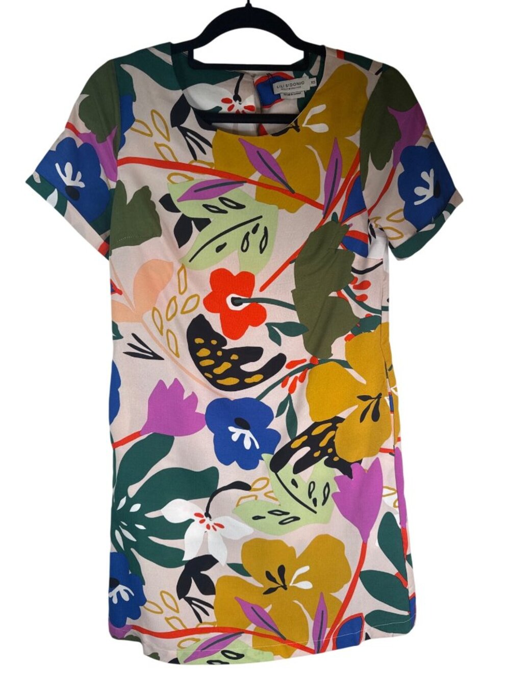 New Lili Sidonio Molly Bracken XS  Floral Print Shift Dress Polyester - Picture 2 of 14